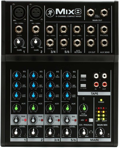 [정식수입] Mix8 - 8 Channel Compact Mixer
